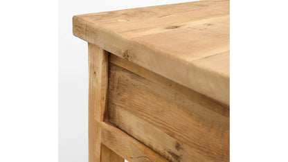Parq Bedside Table 1 Drawer - Natural