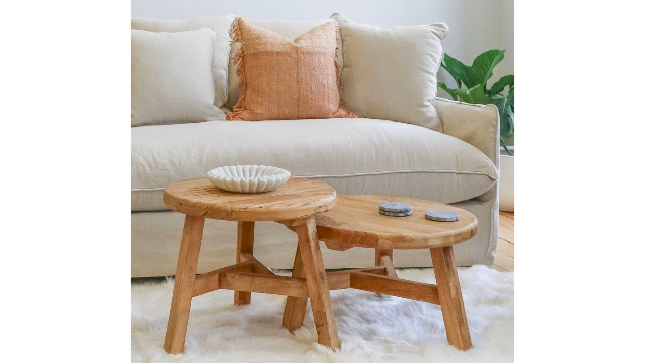 Parq Low Nesting Coffee Table - Natural