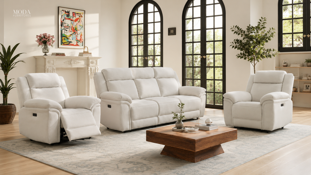 Rover Electric Recliner Lounge Suite 3+1+1
