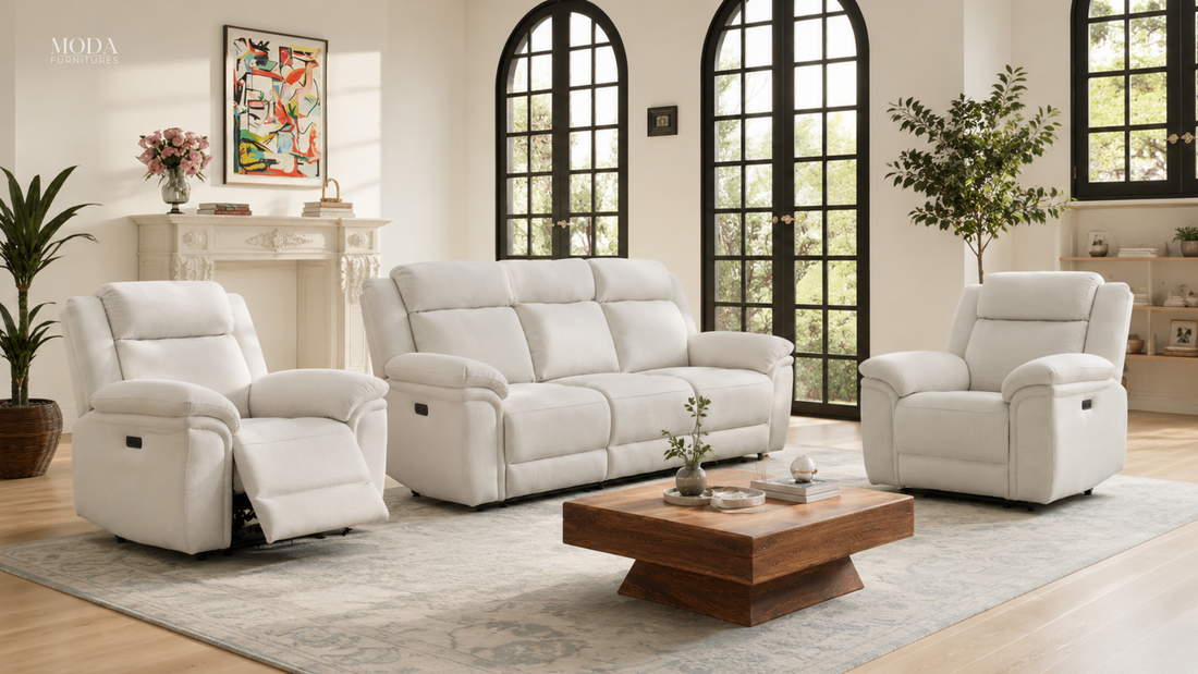 Rover Electric Recliner Lounge Suite 3+1+1