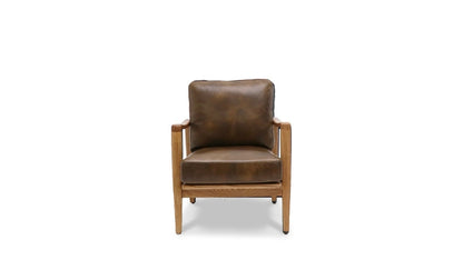 Reid Armchair - Brown Leather