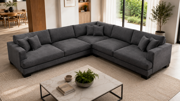 Ravello Grand Corner Sofa – Licorice