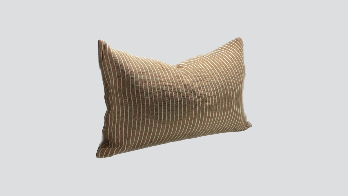 Linen cushion cover - sandstone