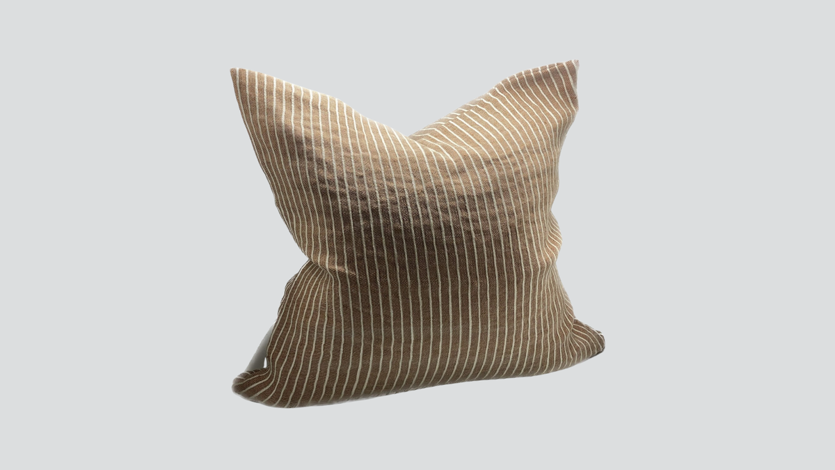 Linen cushion cover - sandstone