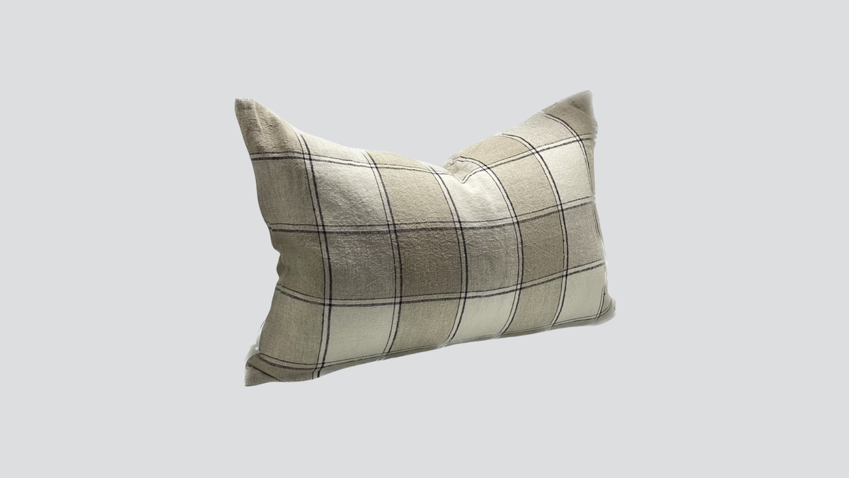 Linen cushion cover - natural