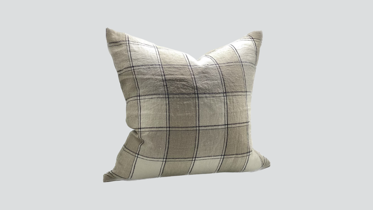 Linen cushion cover - natural