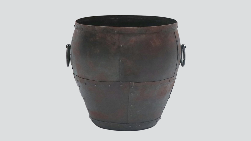 Sahar Lotus Iron Planter - Large