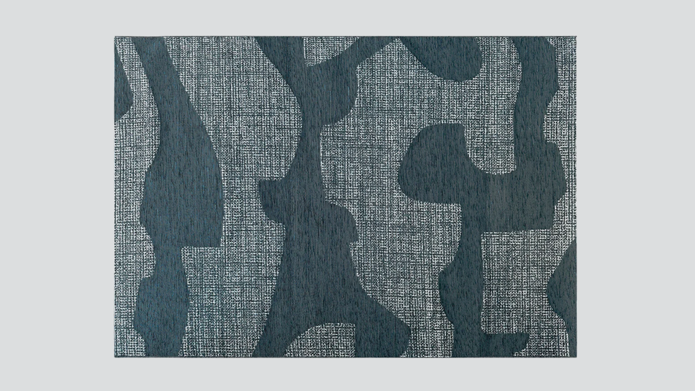 Sanibel Indoor/Outdoor Form Slate Blue Rug