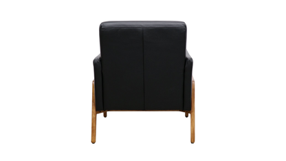 Sawyer Armchair - Black Leather