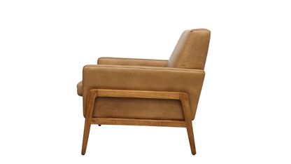 Sawyer Armchair - Tan Leather