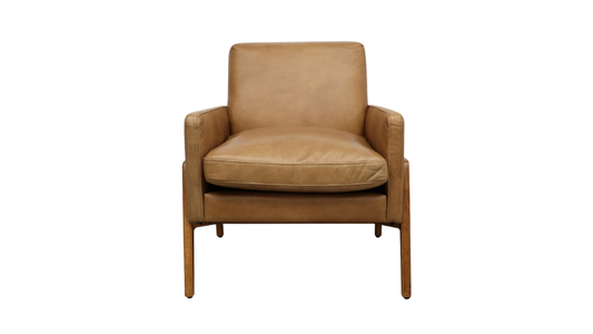 Sawyer Armchair - Tan Leather