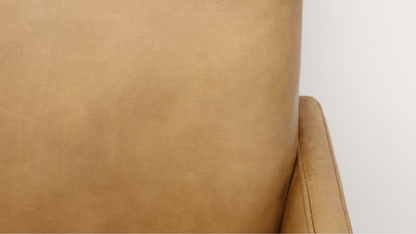 Sawyer Armchair - Tan Leather