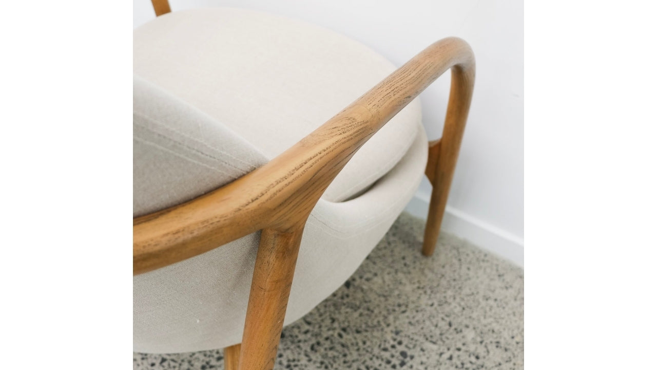 Sedona Fabric Armchair - Natural