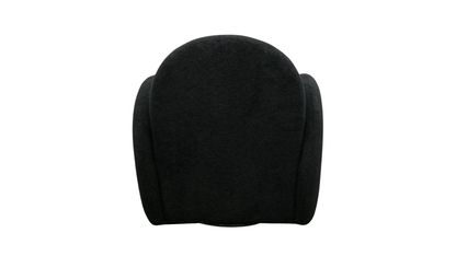 Snugg Swivel Armchair - Black Shearling