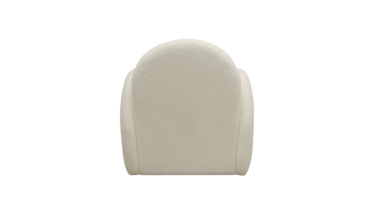 Snugg Swivel Armchair - Cream Shearling