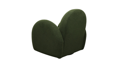 Snugg Swivel Armchair - Green Shearling