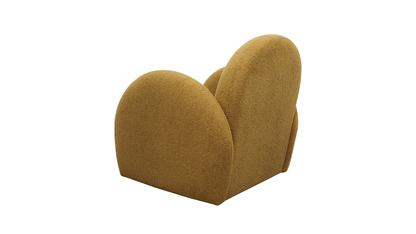 Snugg Swivel Armchair - Mustard Shearling