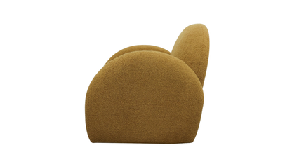 Snugg Swivel Armchair - Mustard Shearling