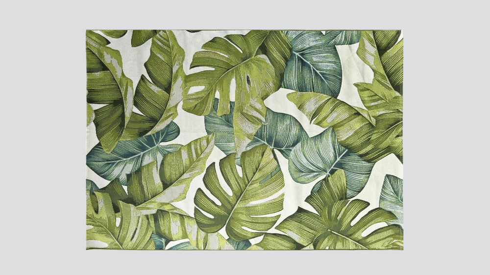 Tatahi Tropical Leaves Outdoor Rug