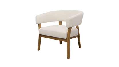 Tulsa Fabric Armchair - Cream Boucle