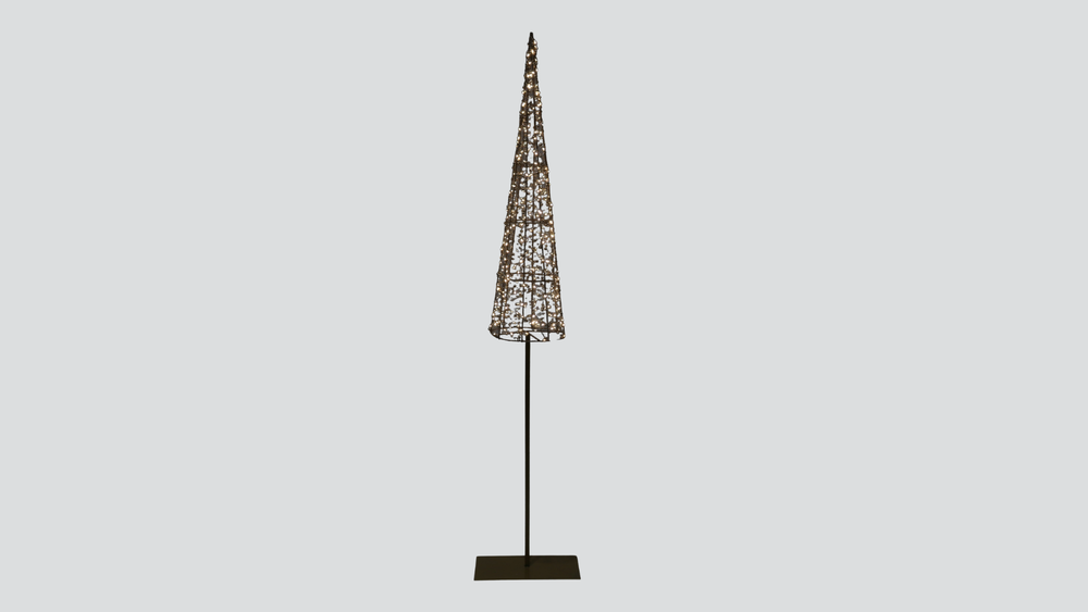 Vienna Beaded Pole Tree with Lights 120cm