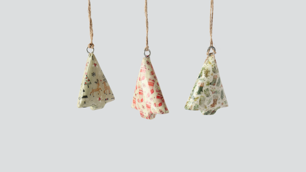 Vintage Mini Trees 56 3 Asstd