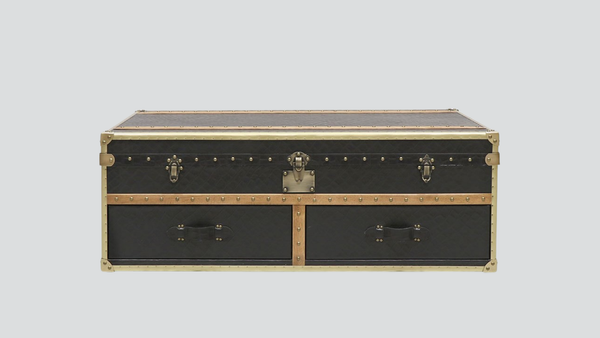 Voyager Trunk Coffee Table - Aged Black