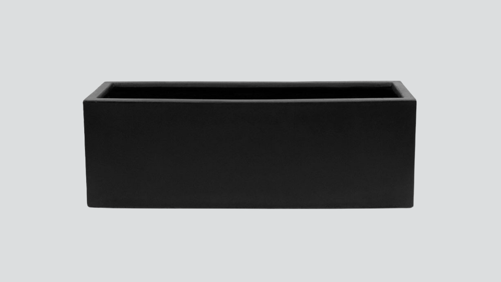 Waihou Black Planter - Medium