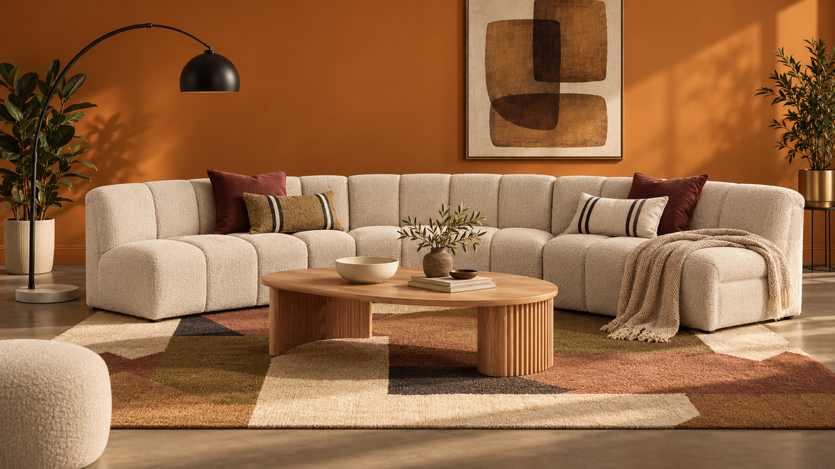 The living room,