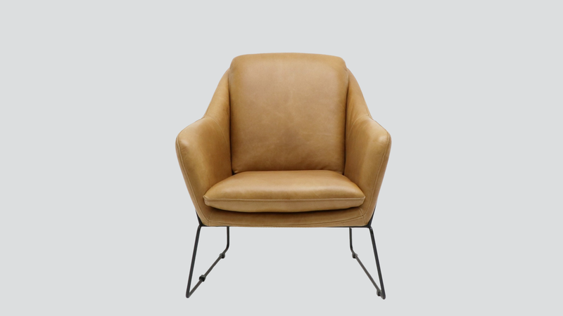 Workshop Leather Armchair - Golden Tan