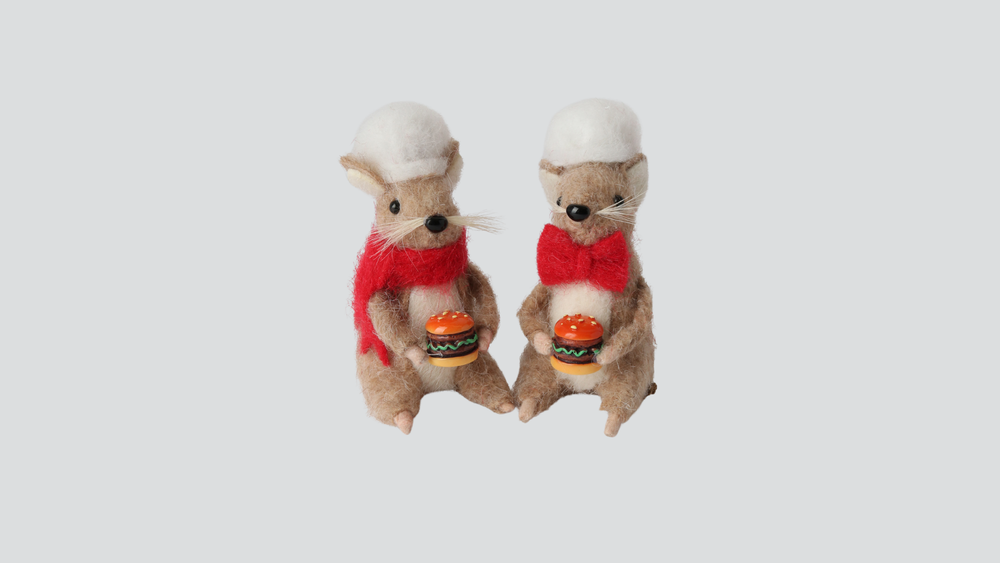 Yuletide Mice Chef 09 2 Asstd