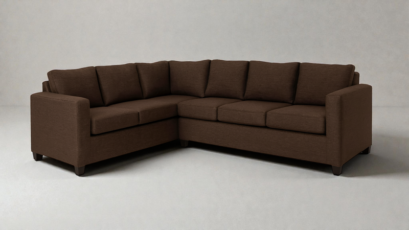 Ashly Corner Sofa — Optima Walnut